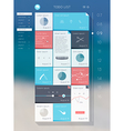 reminder interface vector image vector image
