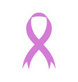 breast cancer ribbon icon design template vector image vector image