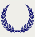 laurel wreath vector image vector image