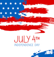 american flag splash background vector image vector image