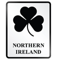northern ireland sign vector image vector image