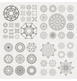 collection of different graphic elements vector image