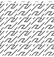 geometric pattern in black and white style vector image