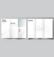 layouts covers templates for trifold vector image