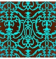 damask thistle floral background pattern vector image vector image