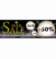 banner for shop sales vector image vector image