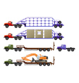 trucks vector image vector image