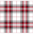 red black and white tartan plaid scottish pattern vector image vector image