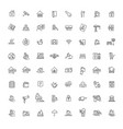 set real estate related vector image