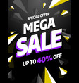 sale banner template design special offer vector image