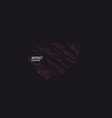 gold glitter shiny particles on a dark background vector image
