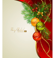 christmas background vector image vector image