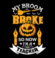 halloween t shirt design vector image
