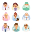 doctors spetialists set vector image