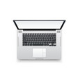realistic laptop mockup 3d computer vector image