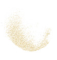 glitter gold background sparkle dust vector image vector image