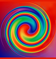 vortex colorful rainbow background radial vector image