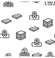 mattress orthopedic seamless pattern vector image