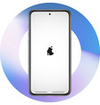 smart phone blank screen cell mock up vector image vector image