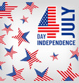 4th july usa independence day patriotic american vector image vector image