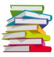 books stack vector image vector image