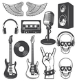 rock set vector image vector image