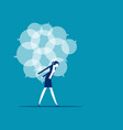 speech bubble information overload business style vector image