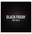 black friday logo design background vector image vector image