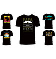 fishing t shirt design bundle vector image vector image