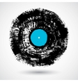 retro musical grunge vinyl vector image