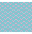 seamless geometric pattern with hearts vector image vector image