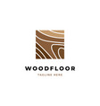 wood logo design template vector image