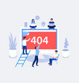 404 error page design concept vector image