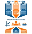 industrial infographic background vector image