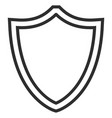 shield icon protection symbol security emblem vector image