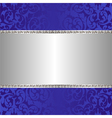 silver background vector image