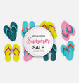 abstract summer sale vector image
