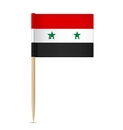 syria flag toothpick vector image