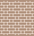 wall seamless pattern - brick texture brown vector image