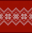 norwegian native style sweater ornament vector image