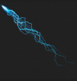 realistic natural transparent effect of lightning vector image