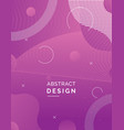 minimal cover design vector image