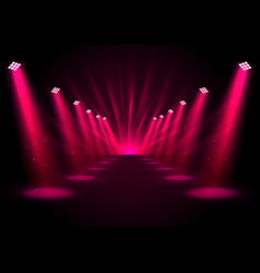 Colorful glow spotlights background Royalty Free Vector