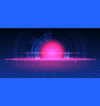 abstract futuristic technology background vector image