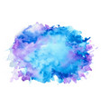 abstract nice blue shades watercolor texture vector image