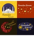 happy ramadan kareem greeting background vector image
