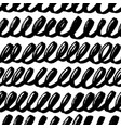 hand drawn wavy lines seamless pattern vector image vector image