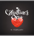 happy valentines day wishes party vector image