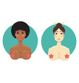 african-american and asian girl nude online sex vector image