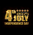celebrating independence day united states vector image vector image